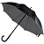 Зонт-трость Downtown, черный с серым - миниатюра