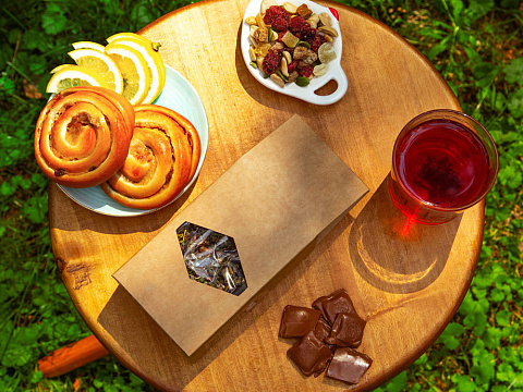 Чай Малина с мятой фруктовый, 70 г. (матовая упаковка) (Р) - рис 7.