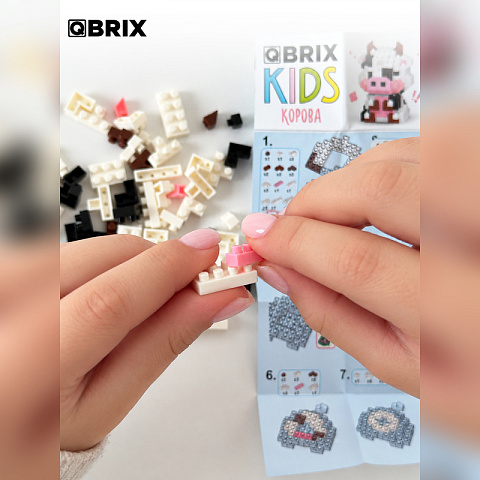 Конструктор KIDS серия "Мини-блоки" Корова - рис 7.