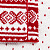 Новогодний шарф Теплая зима (красный) - миниатюра - рис 5.