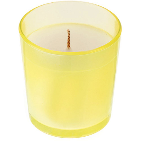 Свеча ароматическая Ristoro, желтая, ягоды в игристом - рис 2.