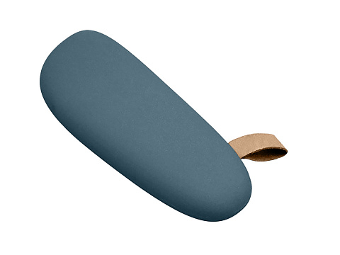 PB_Small_stone Универсальное зарядное устройство power bank в форме камня. 2600MAH. Темно-синий (чистый хлястик) - рис 2.
