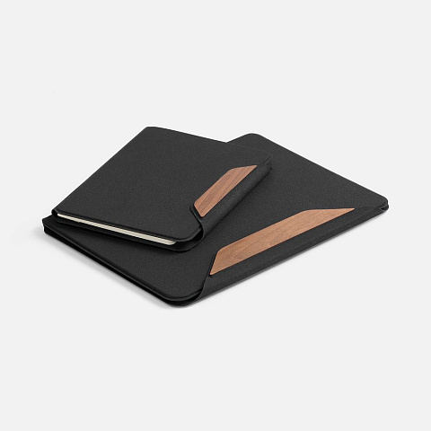 Папка с блокнотом Firmans, черная - рис 8.