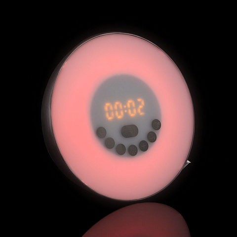 Лампа-колонка со световым будильником dreamTime, ver.2, черная - рис 20.