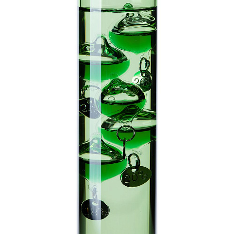 Термометр стеклянный «Галилео», зеленый - рис 4.