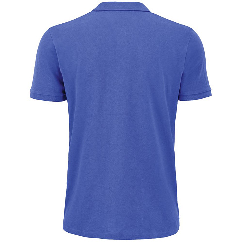 Рубашка поло мужская Planet Men, ярко-синяя - рис 3.