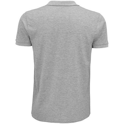 Рубашка поло мужская Planet Men, серый меланж - рис 3.