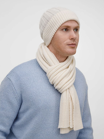 Шапка Bellish, белая (ванильная) - рис 6.