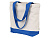 Сумка для шоппинга Cotton из переработанного хлопка 280 г, синий - миниатюра