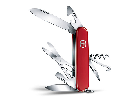 Нож перочинный VICTORINOX Climber, 91 мм, 14 функций, красный - рис 3.