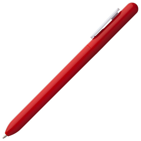 Ручка шариковая Swiper, красная с белым - рис 4.