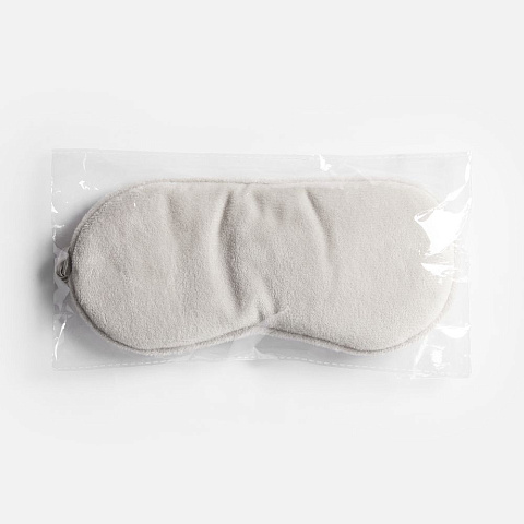 Двухстороняя маска для сна Veluto, серая - рис 7.