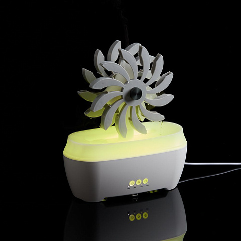 Увлажнитель-ароматизатор Steam Spin, белый с серым - рис 9.