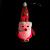 Светящаяся фигурка Деда Мороза (14 см) - миниатюра - рис 2.