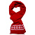 Новогодний шарф Красный - миниатюра
