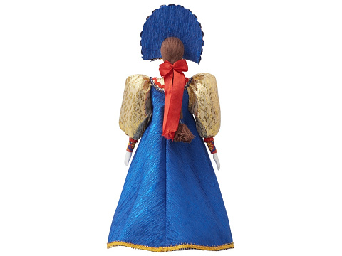 Подарочный набор: кукла фарфоровая, крем-мед, красный - рис 8.