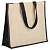Холщовая сумка для покупок Bagari с черной отделкой - миниатюра - рис 2.
