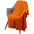 Плед Termoment, оранжевый (терракот) - миниатюра - рис 3.