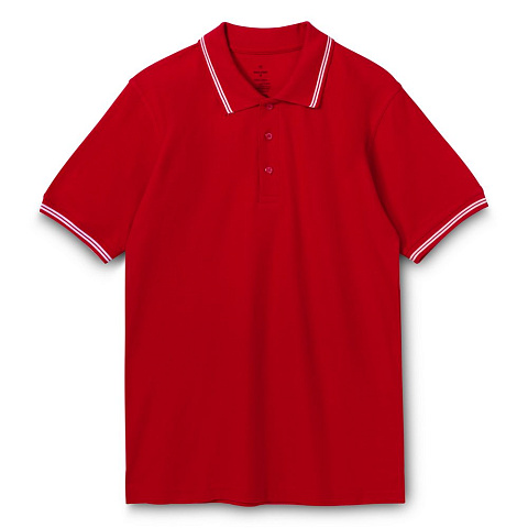 Рубашка поло Virma Stripes, красная - рис 2.