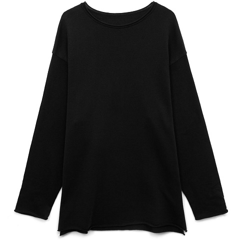 Лонгслив унисекс Siluetti Fuori, черный - рис 2.