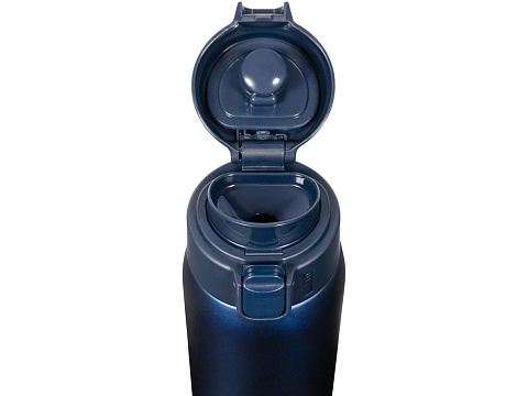 Термокружка Relaxika 701 (0,48 литра), синяя (без лого) - рис 7.