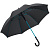 Зонт-трость с цветными спицами Color Style, бирюзовый - миниатюра - рис 2.