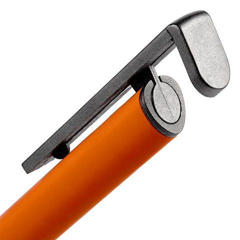 Ручка шариковая Standic с подставкой для телефона, оранжевая - рис 7.