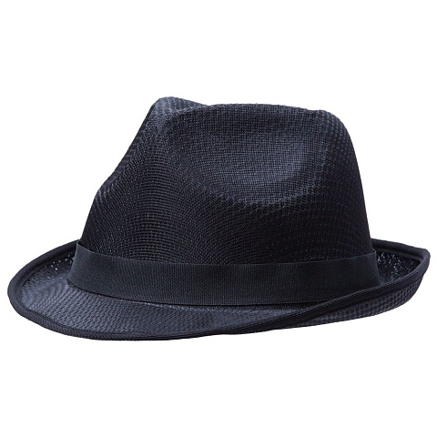 Шляпа Gentleman, черная с черной лентой - рис 2.