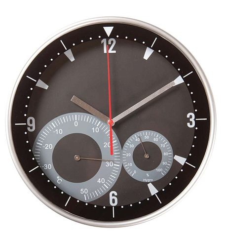 Часы настенные Rule с термометром и гигрометром - рис 2.