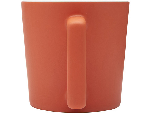 Cali Керамическая кружка объемом 370 мл с матовой отделкой - Оранжевый - рис 3.
