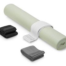 Подарочный набор с ковриком и фитнес резинками Virasana, оливковый
