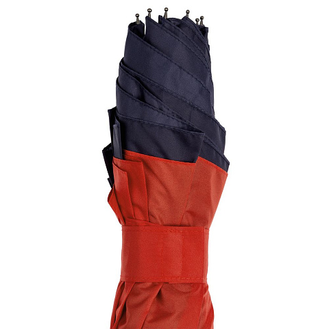 Зонт наоборот Style, трость, сине-красный - рис 8.