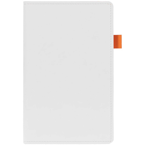 Ежедневник White Shall, недатированный, белый с оранжевым - рис 3.
