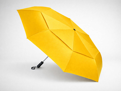 Зонт-автомат складной Кэнопи, желтый