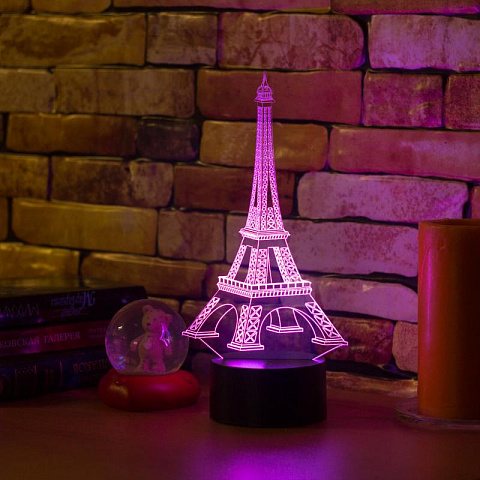 3D светильник Эйфелева башня - рис 5.