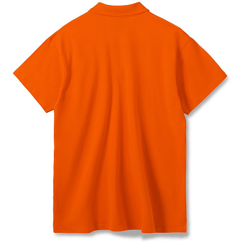 Рубашка поло мужская Summer 170, оранжевая - рис 3.