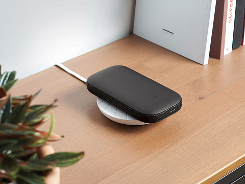 Внешний аккумулятор с беспроводной колонкой Powersound, черный - рис 10.