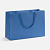 Пакет бумажный Ample Thin M, светло-синий - миниатюра