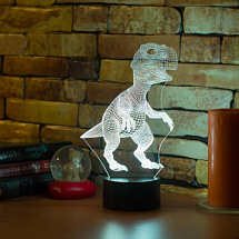 3D лампа Динозаврик