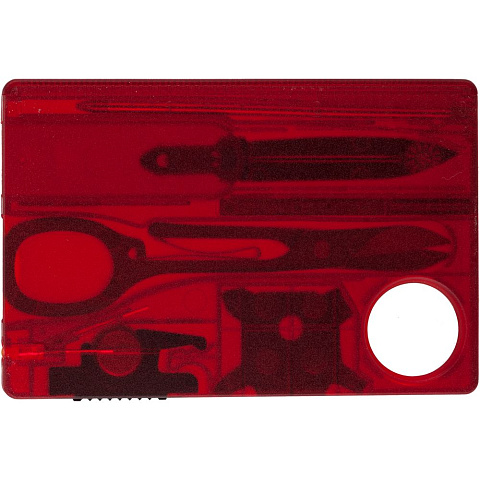 Набор инструментов SwissCard Lite, красный - рис 4.