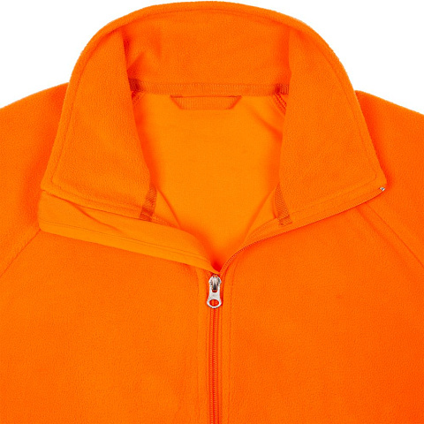 Куртка флисовая унисекс Fliska, оранжевая - рис 4.