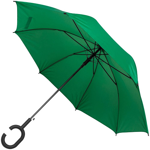 Зонт-трость Charme, зеленый - рис 2.