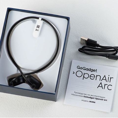 Беспроводные наушники OpenAir Arc, черные - рис 5.