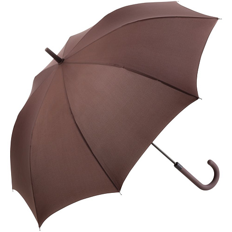 Зонт-трость Fashion, коричневый - рис 2.