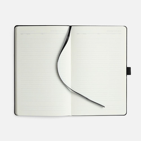 Ежедневник Lungo, недатированный, черный - рис 9.