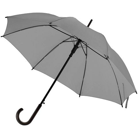 Зонт-трость Standard, серый - рис 2.