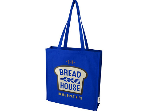 Florida эко-сумка с ластовицей плотностью 270 г/м² - Ярко-синий - рис 6.