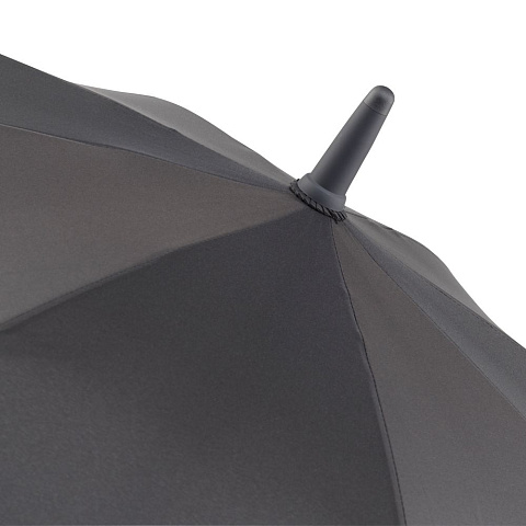 Зонт-трость с цветными спицами Color Style, серый - рис 4.