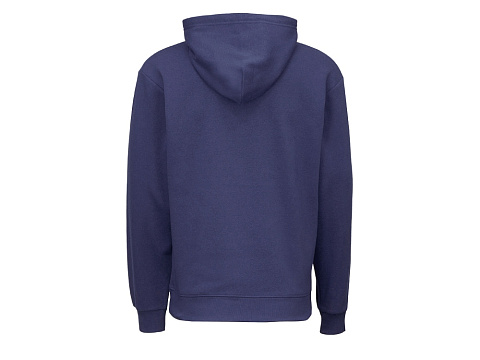 Толстовка с капюшоном оверсайз Lisbon унисекс, темно-синий - рис 13.