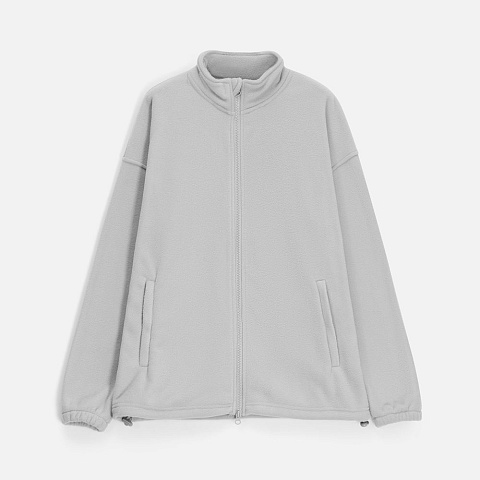 Куртка флисовая унисекс Nebo, светло-серая - рис 2.